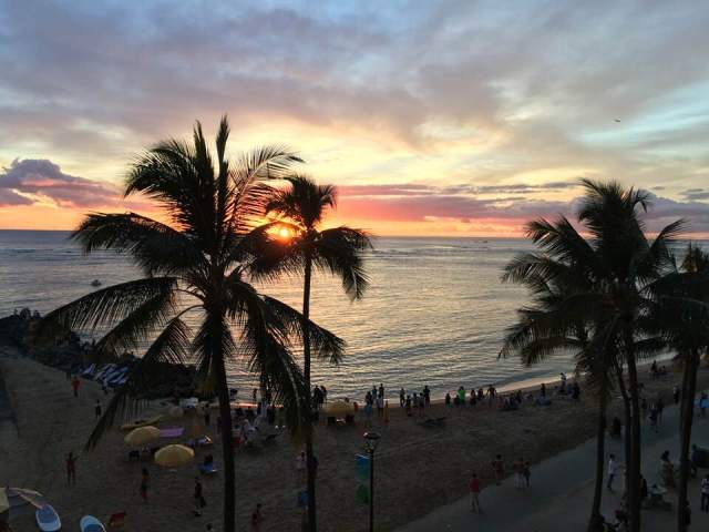 Hawaiian sunset
