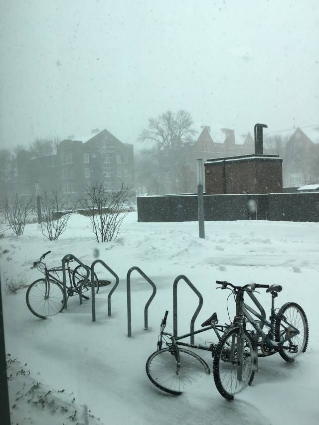 Macalester in snow