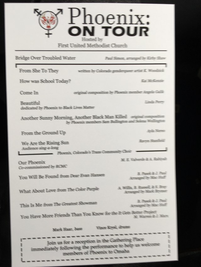 Phoenix on Tour program